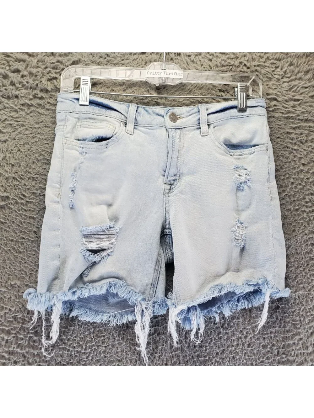 Vervet Shorts Womens Small Blue Cutoff Stretch Denim Jorts *Read*